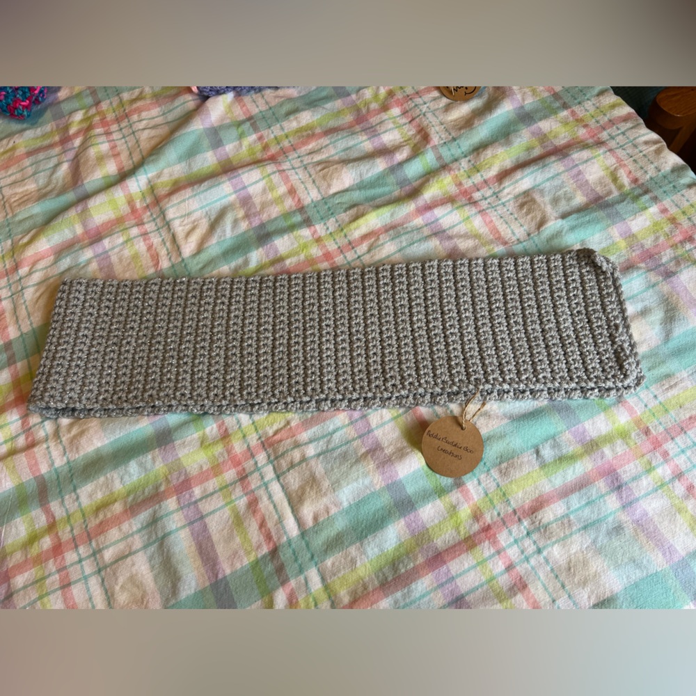 It Shimmers! Handmade Crochet Scarf